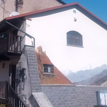 Casa Del Rustico, Indipendente Vista Sacra Con Dipinto Vila Caprie Exterior foto
