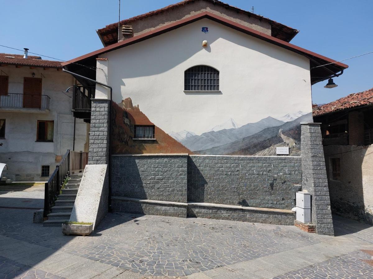 Casa Del Rustico, Indipendente Vista Sacra Con Dipinto Vila Caprie Exterior foto